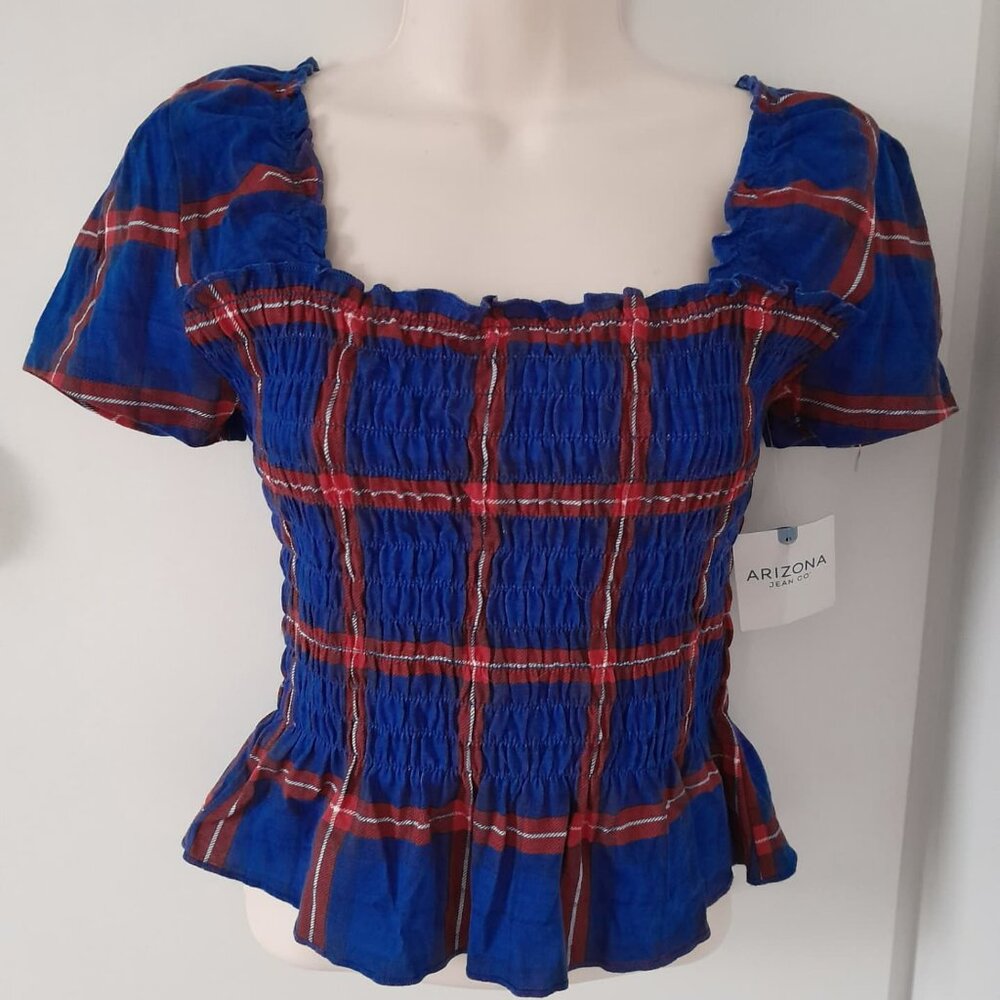 Arizona jean co. blouse top NWT